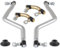 Karbay Verstellbares LH/RH Lenkrad-Zugglied-Set 436884 436885 & 436887 kompatibel mit Husqvarna Craftsman Poulan Pro Rasenmäher 532436884 532436885 532436887 58357 6601- Radausrichtung ermöglicht
