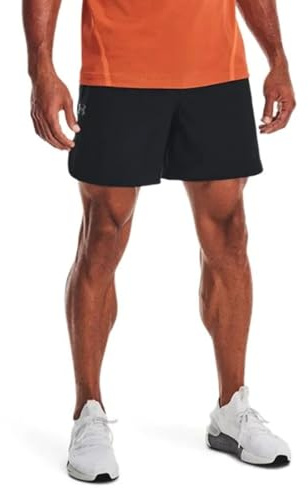 Under Armour Mens Shorts Ua Peak Woven Shorts, Black, 1376782-001, XL
