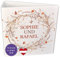 FEENSTAUB Ordner A4 Hochzeit, Mappe mit Namen und Datum personalisiert, Hochzeitsplaner, Motivordner, Hochzeitsordner, Binder, Sammelordner, Aktenordner A4 bunt, Ordner Motiv Feldblumen