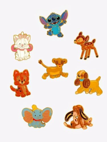 Loungefly Funko - Disney - Bambi - Classic Balloon Animal - Enamel Pin - 1 of 6 to Collect - Bambi - Blind Box - Emaille-Nadeln - Niedliche Brosche Zum Sammeln - Für Rucksäcke & Taschen