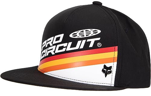 Fox Pro Circuit Snapback Cap (DE/NL/SE/PL, Alphanumerisch, Einheitsgröße, Black)