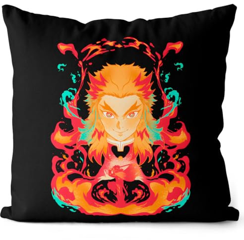 style3 Fire Heart Kissen mit Füllung 40cm Baumwolle Demon Anime Japan Manga