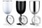 Fowecry Wine Glasses Stainless Steel Wine Glasses with Lid Double Wall Insulated Wine Tumbler Unbreakable Goblets Wine Glasses 10oz A