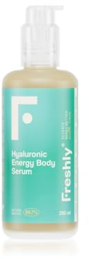 Freshly Cosmetics Hyaluronic Energy Body Serum for Tired Legs, Varicose Veins and Liquid Retention 200ml