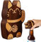 Duroecsain Décapsuleur de bar - Décapsuleur manuel en forme de chat - Décapsuleur décoratif en forme d'animal - Pour la maison, le café, l'hôtel, le bar