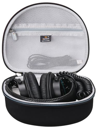 Aproca Portable Storage Headset Case, for Sony MDR7506 Professional Large Diaphragm Headphone and Accessories