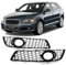 GSRECY Griglia paraurti anteriore per fendinebbia, colore nero lucido, stile a nido d'ape, compatibile con Audi A3 8P 2008-2012, solo paraurti standard, lato sinistro e destro
