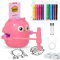 Jadyon Drawing Robot, Robot de Dibujo para Niños con 100 Tarjetas, Robo-t de Pintura, Juguete de Dibujo Educativo Montessori, Juguete Educativo Interactivo Robots de Dibuj-o Mágico para Niños&Niñas