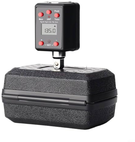 TONIXY Digital Torque Adapter 1/4 3/8 1/2 3/4inch Digital Torque Wrench Adapter Heavy Duty 1.3-135Nm 6-600Nm Indicator For DIY Projects(10mm)