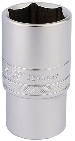 Draper 16660 1/2 Square Drive Hi-Torq 6 Point Deep Socket, 32mm Size