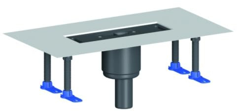 DALLMER Ablaufgehäuse DallFlex senkrecht, DN 50