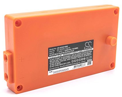 vhbw NiMH Batterie 2500mAh (7.2V) Orange pour télécommande pour Grue Remote Control Gross Funk GF500