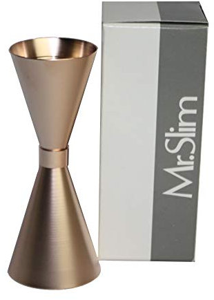 Mr Slim Jigger Cocktail, dosatore per alcool da 30-45 ml, prodotto in Giappone 60-90 ml Or Rose Mat