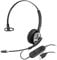 EMAIKER One Ear USB Headset with Noise Canceling Microphone, Monaural Call Centre Office Headphone with Mic for PC Mac Laptop Skype Teams Zoom Webex Zoiper Meeting Conference Softphone Calls