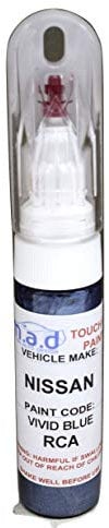 Car Touch Up Paint Pen Compatible with NISSAN INK BLUE RBN METALLIC QASHQAI JUKE - 20ml Precision Scratch Repair Kit with Needle & Brush - UK Mixed Automotive Paint Pen for Exact Colour Match