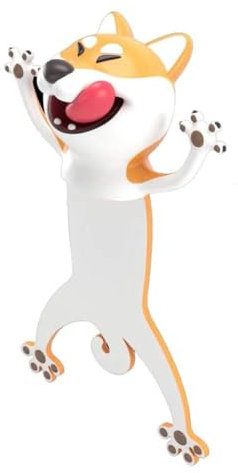 KOSTOO schöne Lesezeichen, lustiges 3D-Cartoon-Lesezeichen, Tiere, Lesezeichen für Studenten, Büro, Schreibwaren, kreatives Geschenk, ideal für Jungen und Mädchen (Hund)