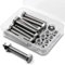 M8 x 40mm Bullone Esagonale Bulloni e Dadi in Acciaio Inossidabile 304 Set,Viti a Macchina (Bullone 10pz, Dadi 10pz)
