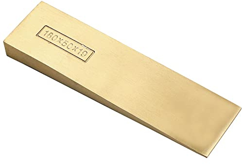 WEDO Non-Sparking Flange Wedge, Aluminium Bronze, 8x25x150mm | Pipe Fitting Welding Tools, Wedges Shims, Spreading Flanges Triangle Tool, Corrosion Resistant,BAM & FM Certificate