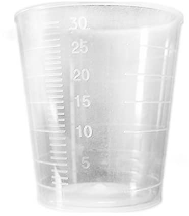Mnixy 0VEY 30ml Measuring Cup, Acrylic