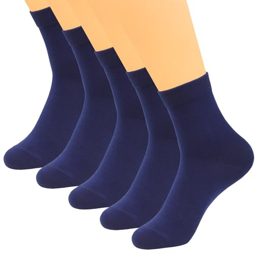 YOSENDE Chaussettes Homme Coton 5 Paires Confortable 39-43, 44-46