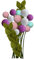 your castle Blumenstrauß aus 14 handgearbeiteten künstliche Filzblumen & 2 Ästen, fairer Handel, nachhaltige Filz Deko, realistische Kunstblumen, Filz-Floristik, Stoffblumen, Filzblumen-Set, Amelia