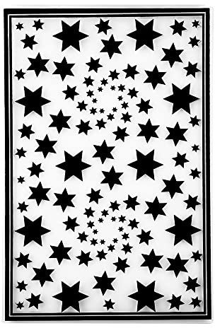 Ideen mit Herz Prägeschablone, Sterne 2, 14,5cm x 9,5cm