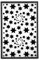 Ideen mit Herz Prägeschablone, Sterne 2, 14,5cm x 9,5cm