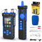 Network Cable Tester with Optical Power Meter, Multi-Functional LCD Wire Tracker with PoE, Ethernet Cable Tracer with NCV, Port Flash for RJ11 RJ45 LAN Cable Toner Cat5 Cat6 Support Type-C Charging