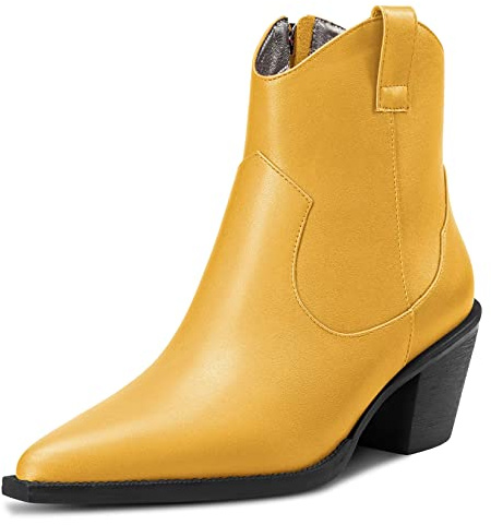 Castamere Donna Basso Gattini Tacco Heel Chiusa a Punta Stivaletti Slip-on Classico Dress da Matrimonio Ufficio Equitazione Stivali
