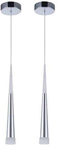 STARRYOL Moderne LED-Pendelleuchte, 7 W, konischer Stil, optimal für Wohnzimmer, Restaurant, Schlafzimmer, Café usw - 2 pcs