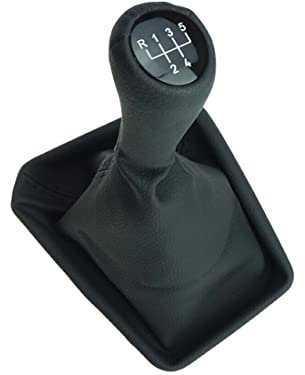 Schaltknauf + Schaltmanschette + Rahmen kompatibel/Ersatzteil für BMW 3er Touring Limo Coupe E46