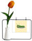 Fluffy Bugs Brawny Meaty Mignon Lovely Tulpe Künstliche Blumenvase Dekoration Karte