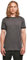 Build Your Brand Ringer Short Sleeve Crew Neck T-shirt L