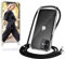 JProtect für iPhone 12 Mini Hülle mit Band – Handyhülle zum Umhängen mit Band in Schwarz – Handykette iPhone 12 Mini Kordel Hülle mit Kette/Schnur – Schützendes Case