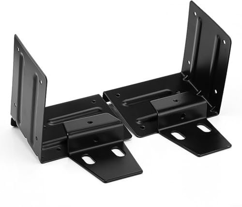 Robuste Eckwinkel zum Aufhängen von Badezimmerschränken, zuverlässige Unterstützung (schwarz)