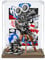 Acryl-Vitrine für Lego 43230 Kamera-Bauset, transparente Vitrine, staubdichte Vitrine, kompatibel mit Lego 43230 (nur Vitrine) (Holzsockel)