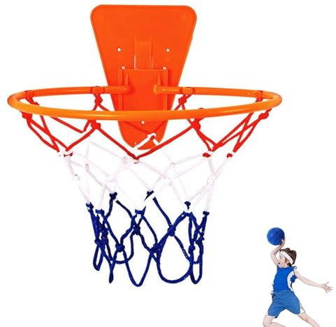 Canestro Da Basket Coperto Mini Basket Sport Di Partito Bambino Canestro Da Basket Tabellone per Office,Kids Room,Porte di Casa, Pareti, Uffici (34cm)