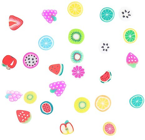 VICASKY 2000stücke Frucht-slice Nagelsticker Für Nageldesign Bunte Nageldekoration Aus Vielseitig Verwendbar Für Nägel Und Bastelprojekte