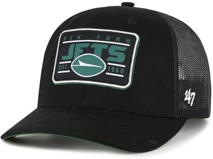'47 New York Jets NFL Hardline Trucker RF Unisex Basecap - Schwarz