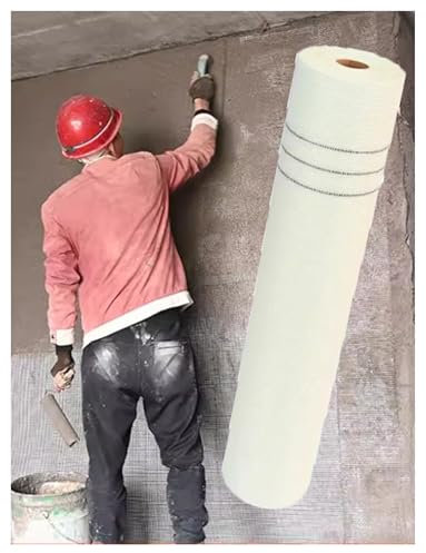 B3,28 x L164ft Fiberglas-Gitter-Putzgitter, 160 g/m² Fiberglas-Gitterrolle, Nahtreparatur/Wandriss/Verstärkungsglasfasergewebe