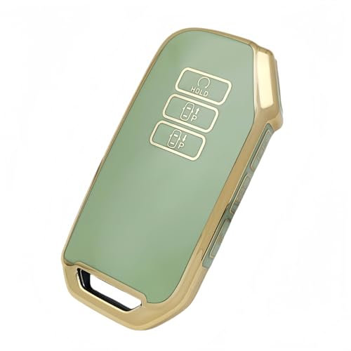 【5 Farben】 Z.MYUKI Schlüsselhülle mit Schlüsselanhänger für Kia Sportage NQ5 2021-2024 2025 Zubehör Key Cover (Grün, 7 Tasten)