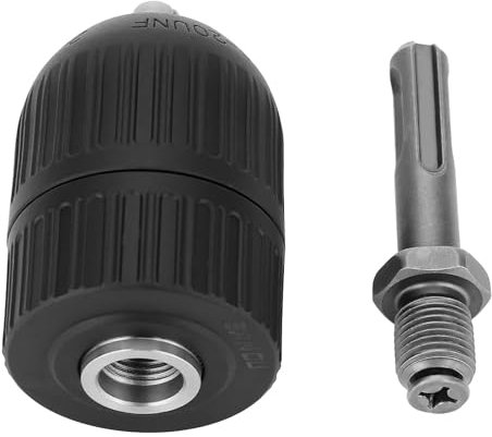 Chuck Converter mit Schlüssellloser Bohrmaschine, Langlebiger Kunststoffschlüsselloser Drehbank Chuck für Elektrohammer, Geeignet für do -e -selbst projekte