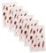 ELAYARD 6Pcs Realistic Fake Scar Stickers Comfortable Durable Halloween Makeup Accessories for Vampire Costumes Party Decorations