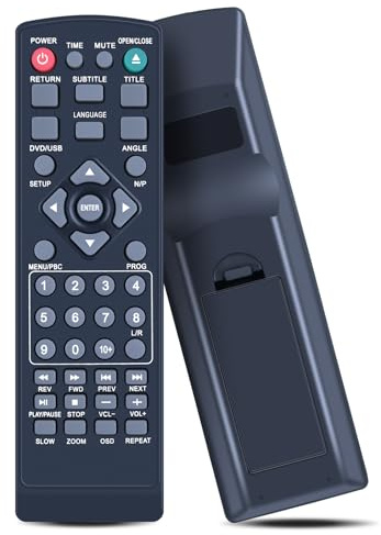 CLVIZCXOM Replacement Remote Control Compatible with Majority DVD CD Player Scholars Model SCH-DVD-BLK Remote Control
