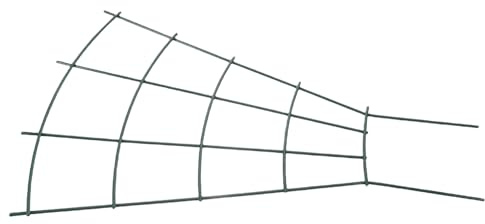 Weinspalier Grün aus Eisen für Kletterpflanzen und Blumentöpfe