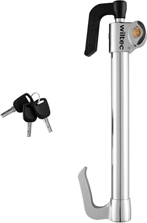 Wiltec Lenkradkralle Kupplungsschloss 360 x 110 x 48 mm als Lenkradsperre und Wegfahrsperre fürs Auto