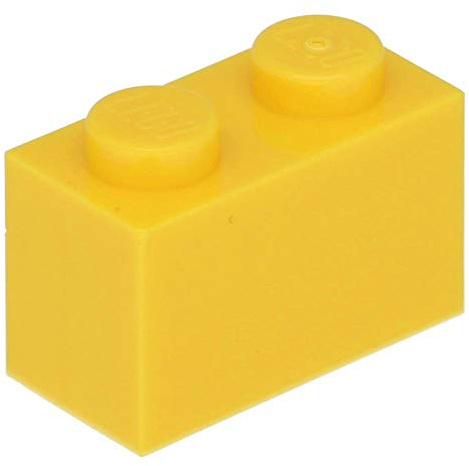 LEGO 100 x Stein 1 x 2 Gelb