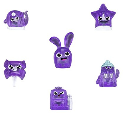 Hasbro Hanazuki B8451ES0 - Sammelschätze 6er-Pack Lila/Mutig, Figurenset