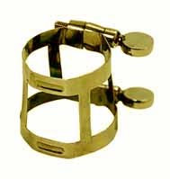 Abrazadera saxo alto Dorado