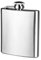OcioDual Flacon Acier Inoxydable 7 oz 200 ml 11 x 9 cm Bouchon à Visser Flasque Acier Inoxydable Boisson Whisky Vodka Etui Poche